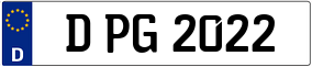 Truck License Plate